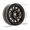 12-Spoke Wheels Brass Beadlock Rims Deadbolt- RC Crawler RC Car Upgrade Parts for 1/18 TRX4M 1/24 SCX24 Beadlock Wheel