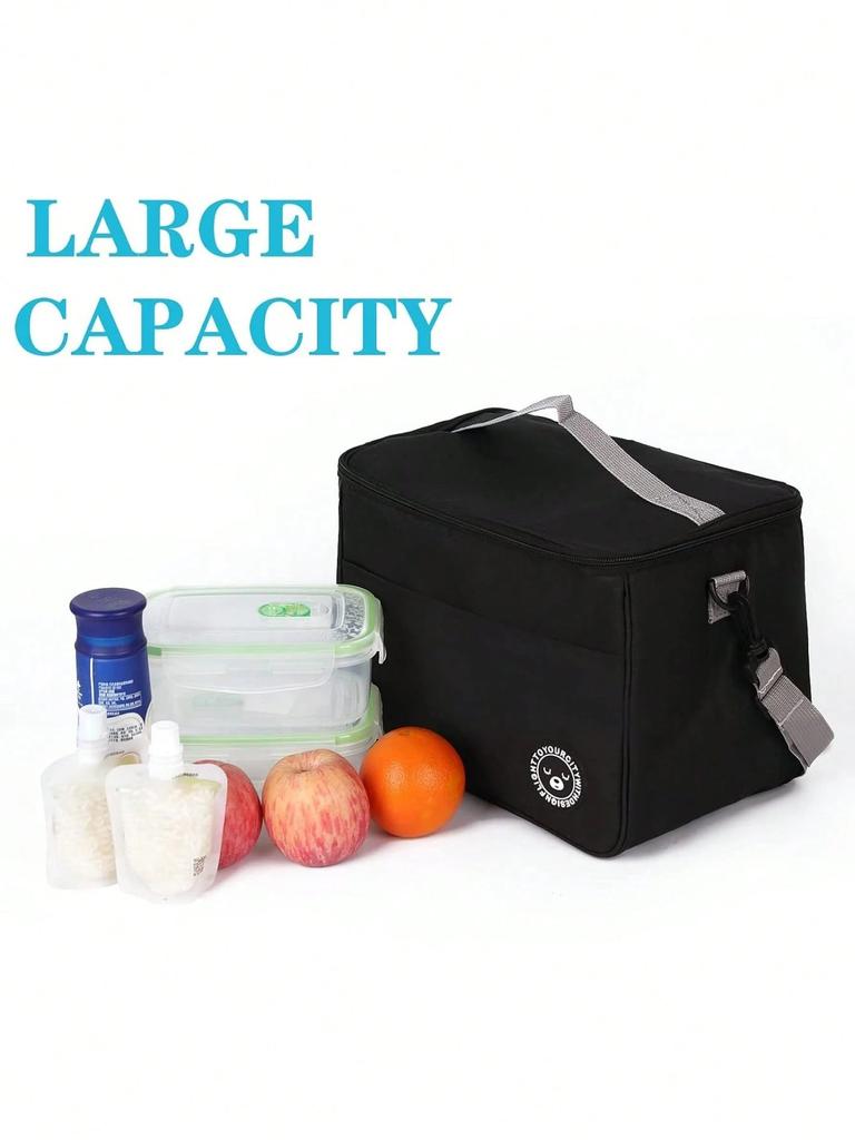1pc Insulated Lunch Bags Thermal Bag Lunch Container Leakproof Tote Lunch Box Food Storage Bags Office Travel Insulated Case