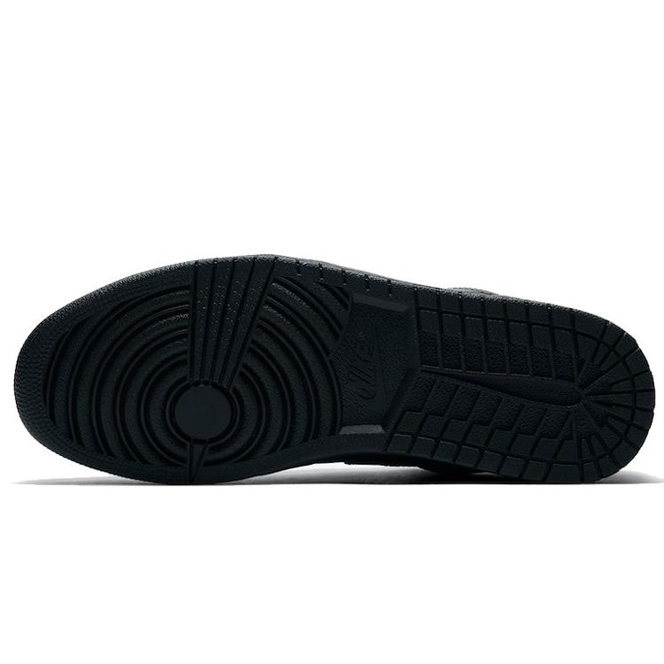 New JORDAN 1 Low Triple Black 553558-091