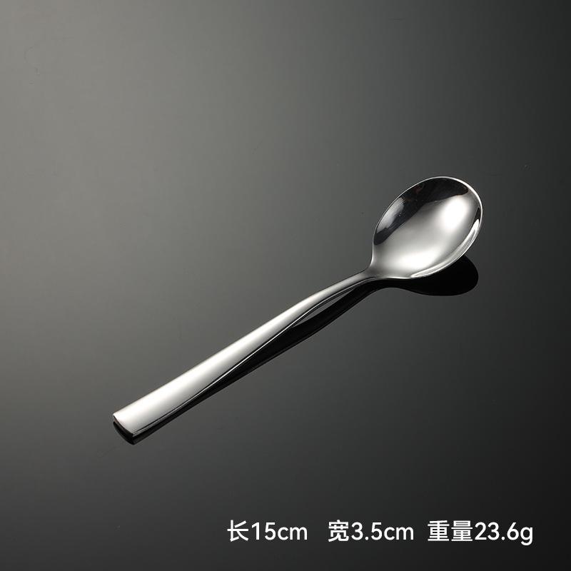 Stainless steel square handle western tableware knife fork spoon gift C007 multi-specification cloth wheel polishing steak knife