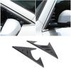 Glossy Black ABS anti-wind buffeting deflector For BMW X1 23-24