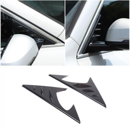 Glossy Black ABS anti-wind buffeting deflector For BMW X1 23-24