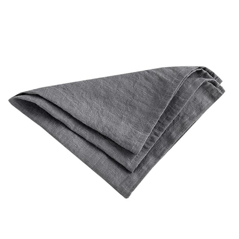 652F Elegant Linen Table Napkin Washable Dinner Napkins Handmade Cloth Napkins Square Napkins Perfect for Wedding and Parties