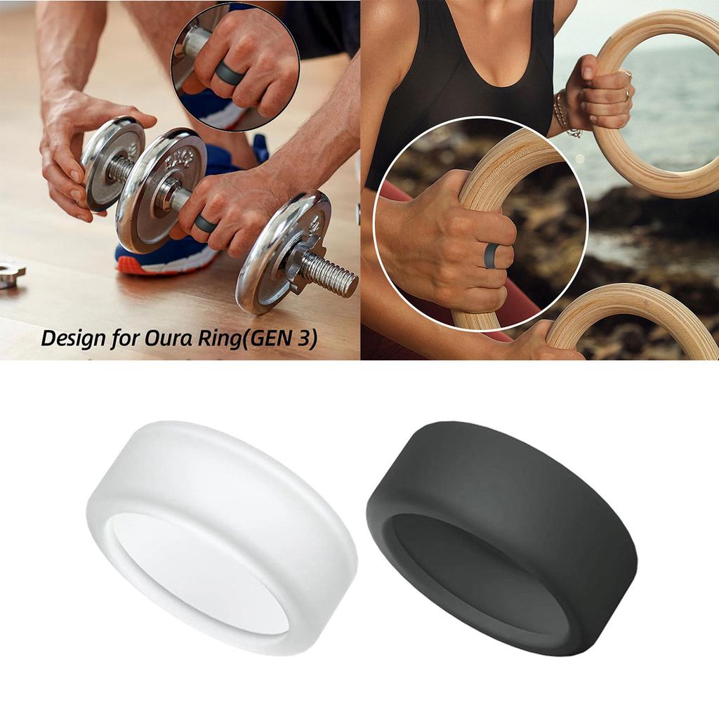 Stylish Silicone Sleeve Practical Smart Rings Cover Rings Protective Sheath Stylish Rings Protector for Everyday Use