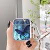 Cartoon Butterfly Pattern Clear Earphone Cases Cover Case For Airpods 2 1 4 Pro2 Pro 3 Pro3