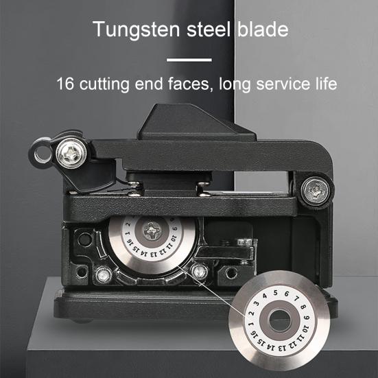 SKL-6C Fiber Cleaver High Precision Cold Connection Hot Melting Metal Small Optical