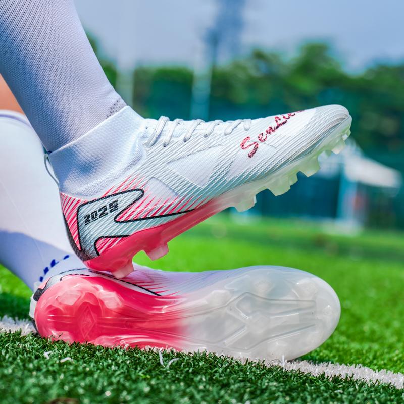 35-46 Men's High-top Football Shoes Long Spikes Sports Football Boots Large Size Kid's Football Boots