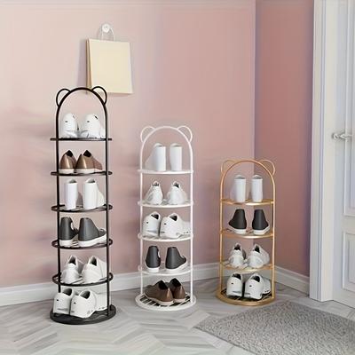 Multi Layer Shoe Rack Storage Rack, Sturdy and Durable Small Space Shoe Tower, Independent, Adjustable, Easy To Install