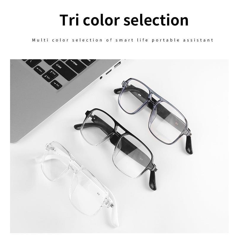 Smart glasses Bluetooth audio glasses double beam color changing glasses anti blue light listening to music making calls anti UV sunglasses