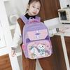 Stylish Dinosaur Print Backpack For Kids Large Capacity Lightweight Design For School Use