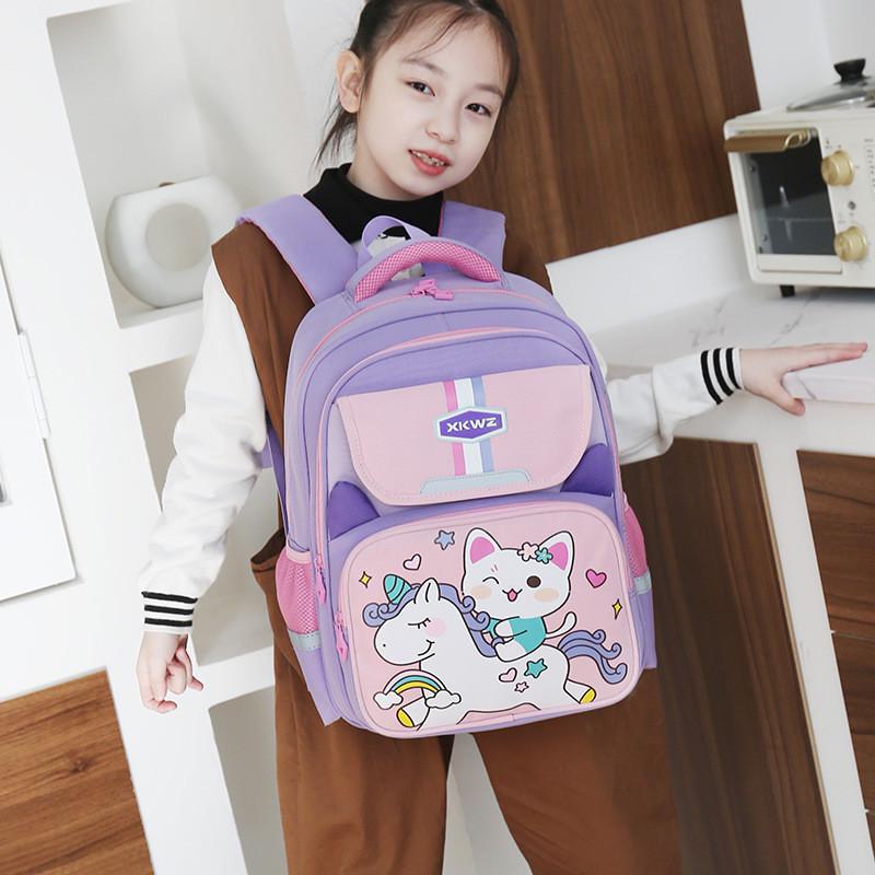 Stylish Dinosaur Print Backpack For Kids Large Capacity Lightweight Design For School Use