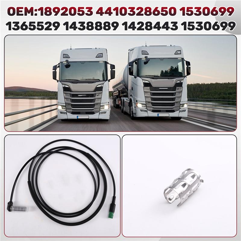 1892053 For SCANIA 4410328650 1530699 1365529 1438889 1428443 1530699 Wheel Speed Sensor ABS Sensor