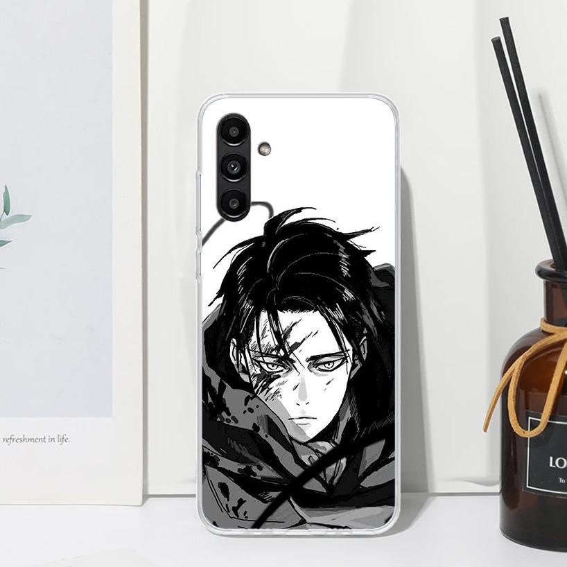 Attack-Titan Levi Phone Case For Samsung Galaxy A17 A37 A57 A16 A26 A36 A56 A15 A25 A35 A55 A14 A24 A34 A54 A13 A23 A33 A53 A07
