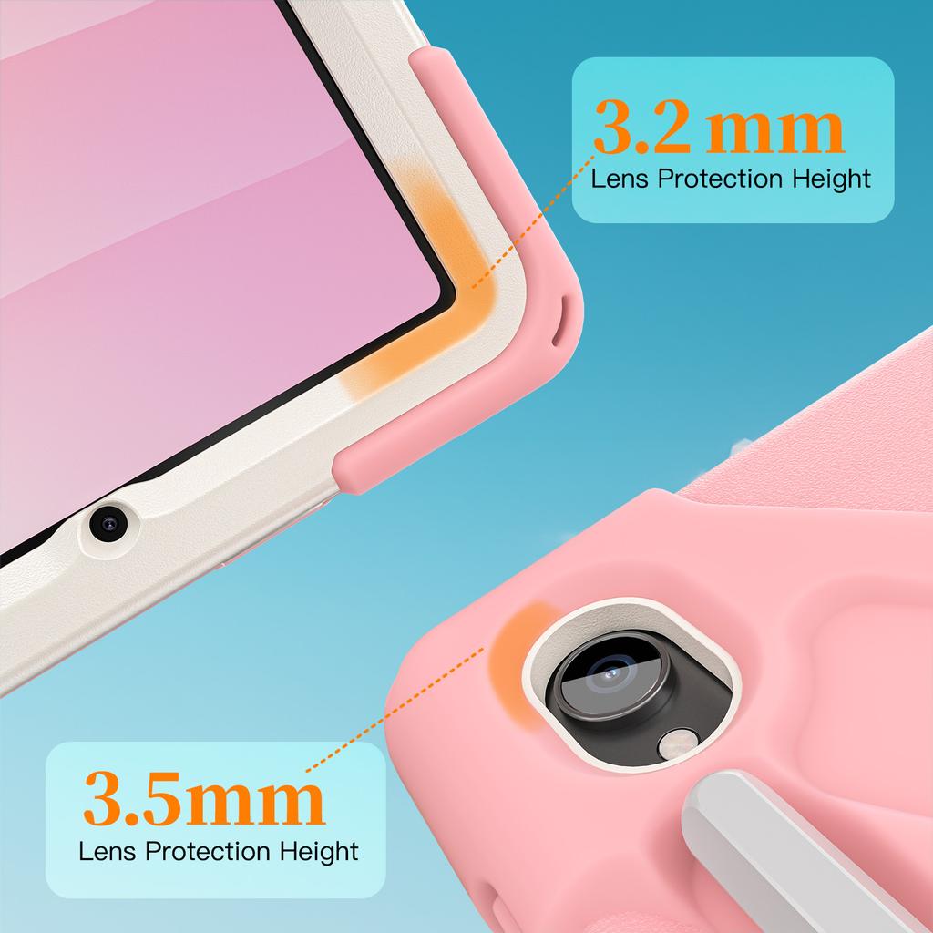 Armor Kids Case For Samsung Galaxy Tab S11 11 Inch SM-X730 SM-X736 SM-X736B Tablet Cover Hard PC Stand Shockproof With Strap