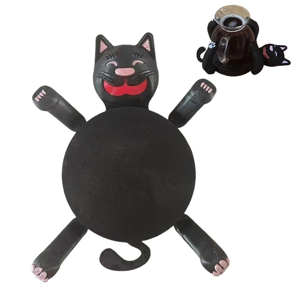 Cute 3D Print Cat Coasters Creative Animal Drinks Placemat  Kids Gifts