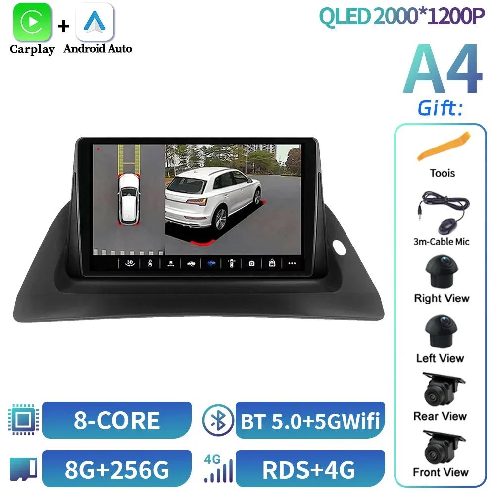 For Renault Kangoo 2015-2018 Android Car Radio Multimedia Navigation Wireless Carplay 5G WIFI Stereo System 4G GPS Touch Screen