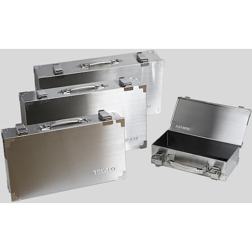 TRUSCO Caja de Herramientas Tipo Baúl de Acero Inoxidable W270xD145xH70 SU3T-260