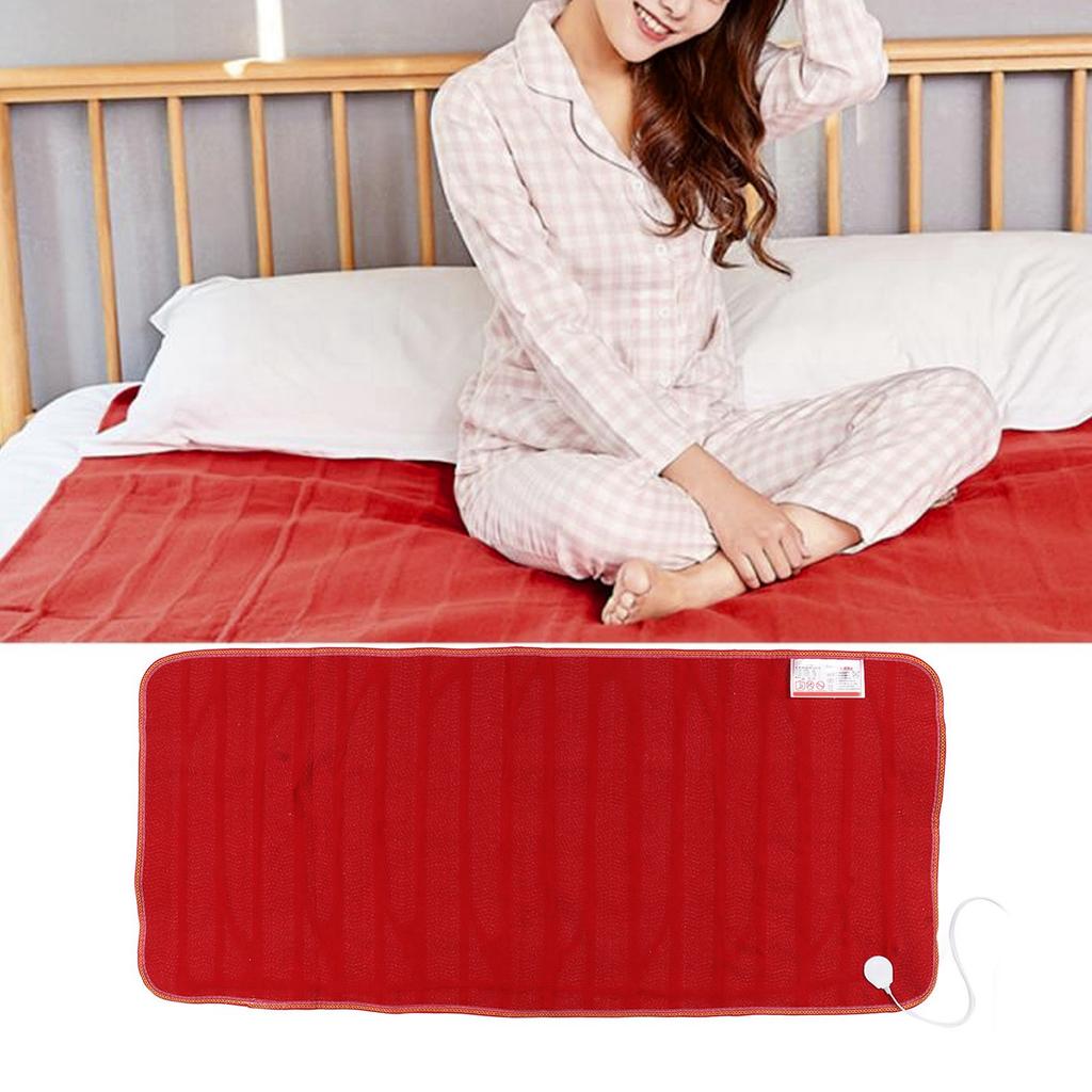 Electric Heating Blanket Relieve Muscle Soreness Keep Warm Heated Pads for Winter Use Red