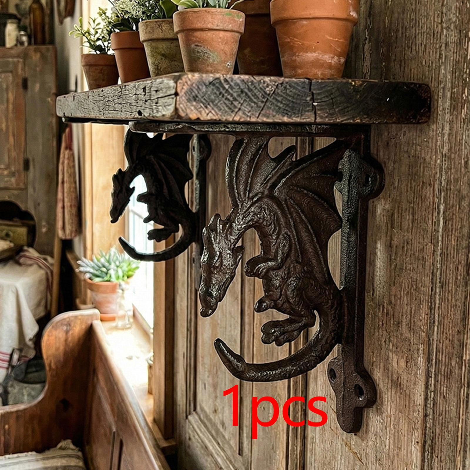 Decorative Shelf Bracket Shelving Accessory Easy to Install Antique Practical Sturdy