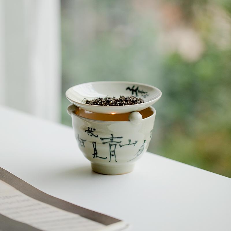 Plant ash pure handwritten verses roasted tea stove roasted incense tea essential oil dual-purpose aromatherapy stove tea flavor