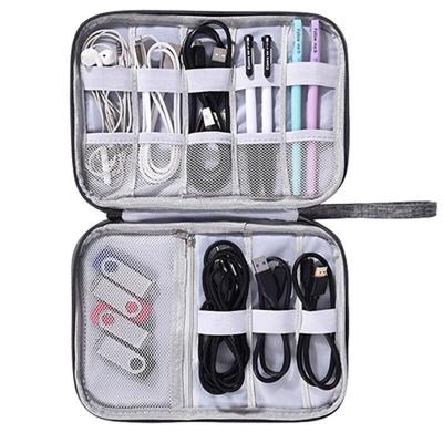 Soft Multipurpose Multi-Cable Pouch Small