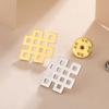Dawapara Vintage Endless Knot Symbol Brooches Good Luck Chinese Knot Brooch Lapel Pin Stainless Steel Accessories