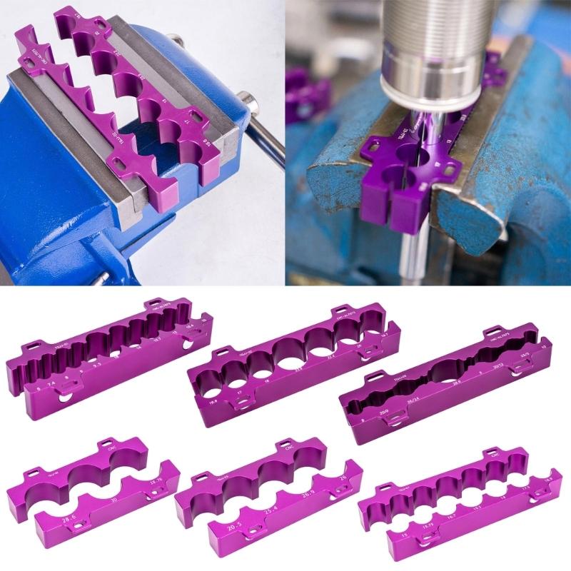 Aluminiumlegierungen Fahrradwerkbänke Schraubstöcke Klemmen Einsätze Halter Radsportteil Fahrräder Werkbänke Schraubstöcke Backenpolsterhalterung Reparaturklemme