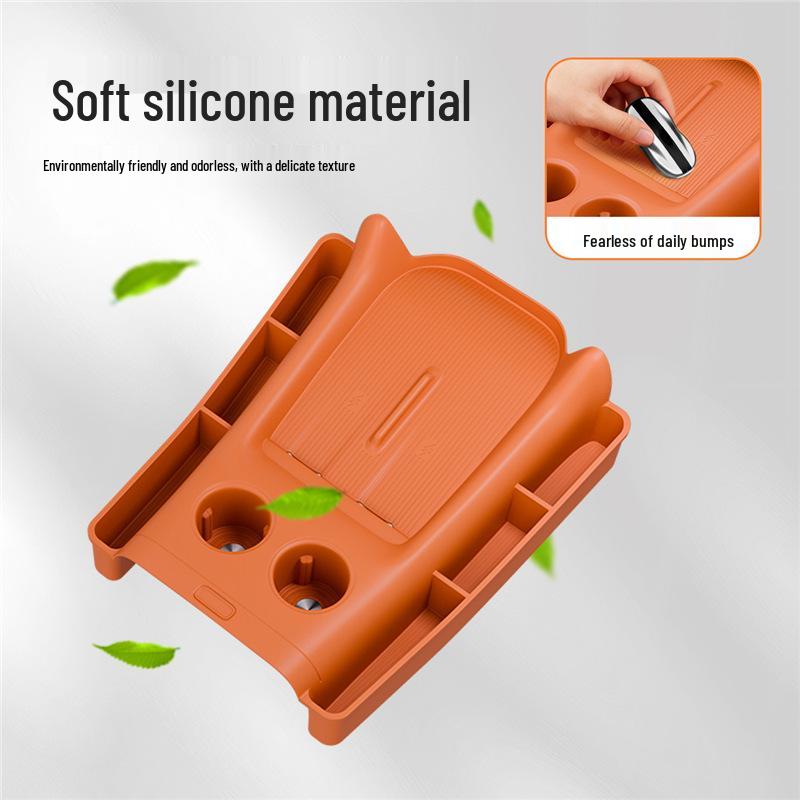 Silikonmatte für Xiaomi YU7 Bedienfeld: Kabelloser Ladegerät, Rutschfester Untersetzer, Innenraumzubehör