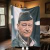 1pc Hollywood movie star John Wayne blanket, al season lightweigh Poster blanket home office outdoor nap multifunc Poster blanketional blanket