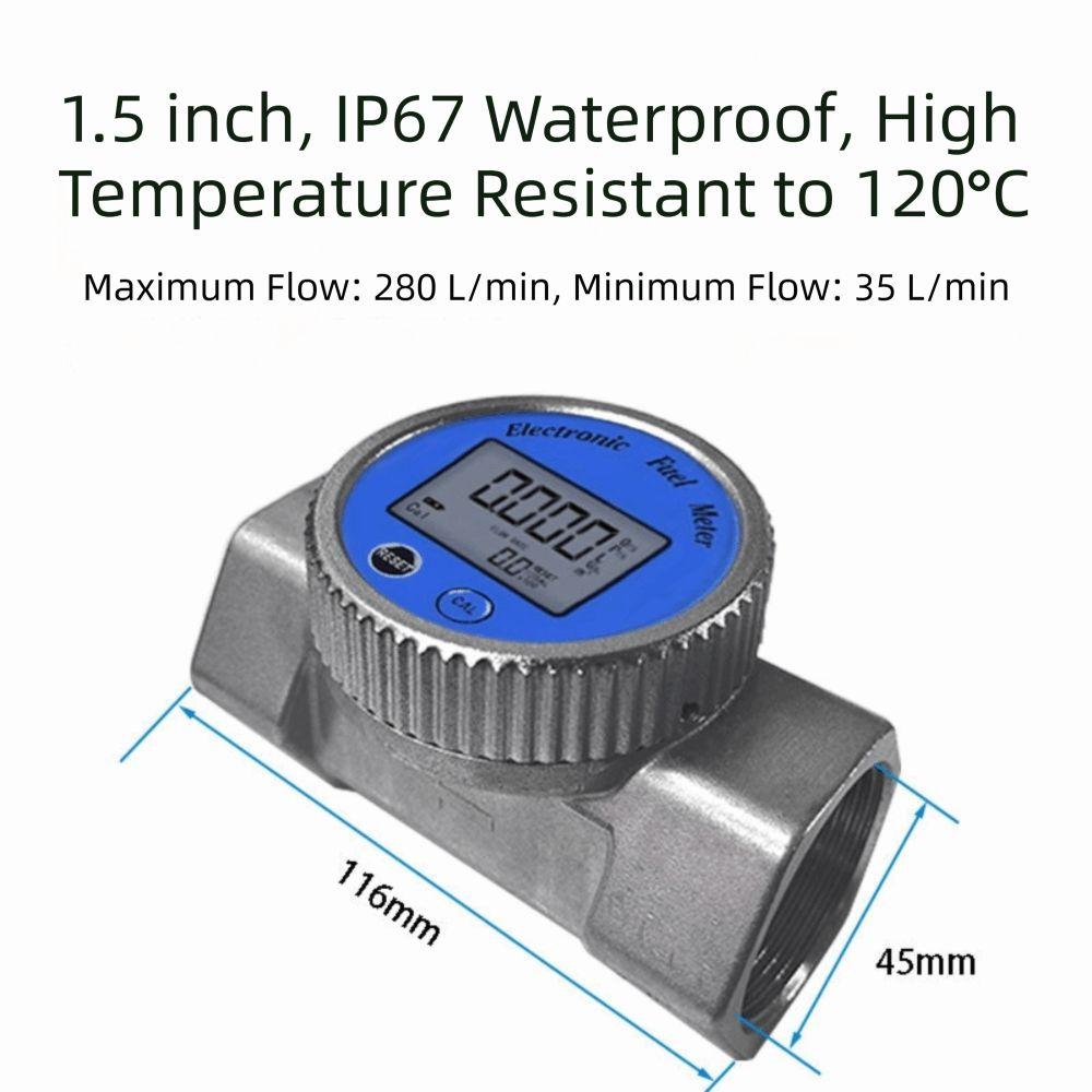 Digital Turbine Flowmeter High Accuracy Fuel Flow Meter Flow Sensor Industrial Injection Pipeline