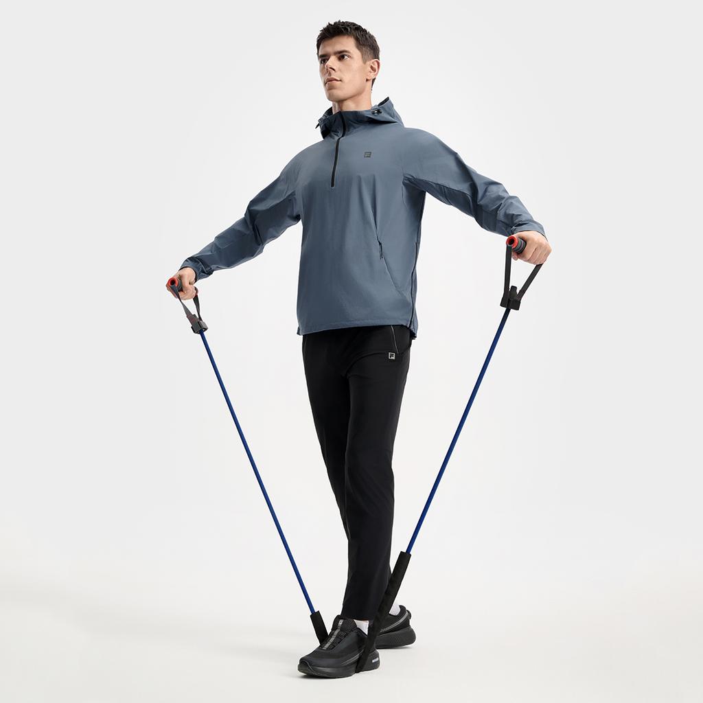 FILA Fitness Series Simple Fashion Sports Casual Versatile Comfortable Loose Hooded Woven Sweatshirt Men sweatshirt A11M531708FBU