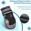 Hipaw Dog Booties for Winter,Snow Boots for Small Medium Large Dogs,Waterproof Dog Rain Shoes,Non-Slip Paw Protector for Outdoor