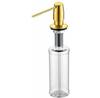Blue Water Round Gold Liquid Soap Dispenser