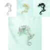 Stylish Alloy Dragon Earrings Simplistic Animal Design Ideal For Everyday Wear