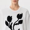 JNBY Spring 2025 Floral Loose Fit Round Neck Sweatshirt