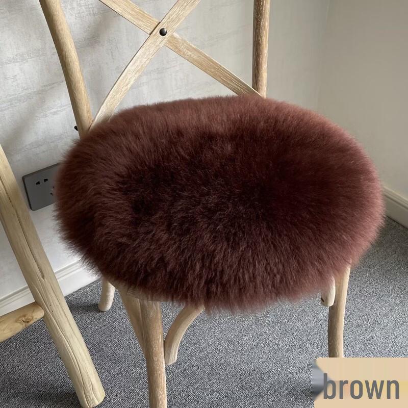 Thickened Lambswool Seat Cushion