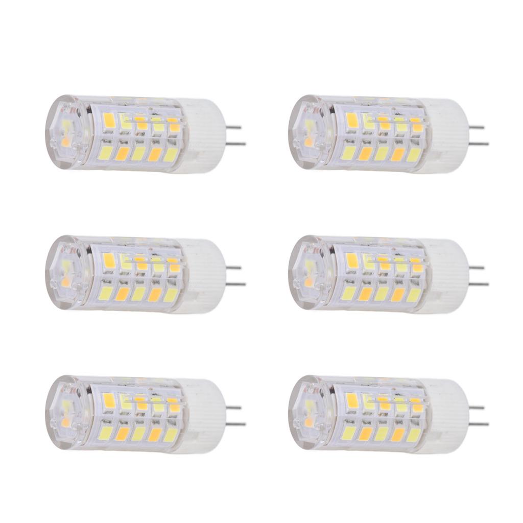 6 Stück G4 Glühbirne 3 Lichtfarben 220V Kleine Deckenlampenbirne Wandlampenbirne für Zuhause Büro