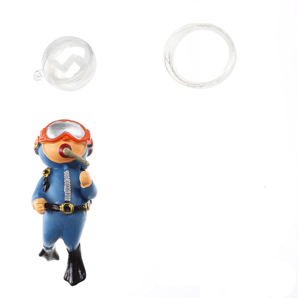 Resin Aquarium Mini Floating Diver Fine Craftsmanship Exquisite Details Fish Tank Layout Prop Underwater World Ornaments