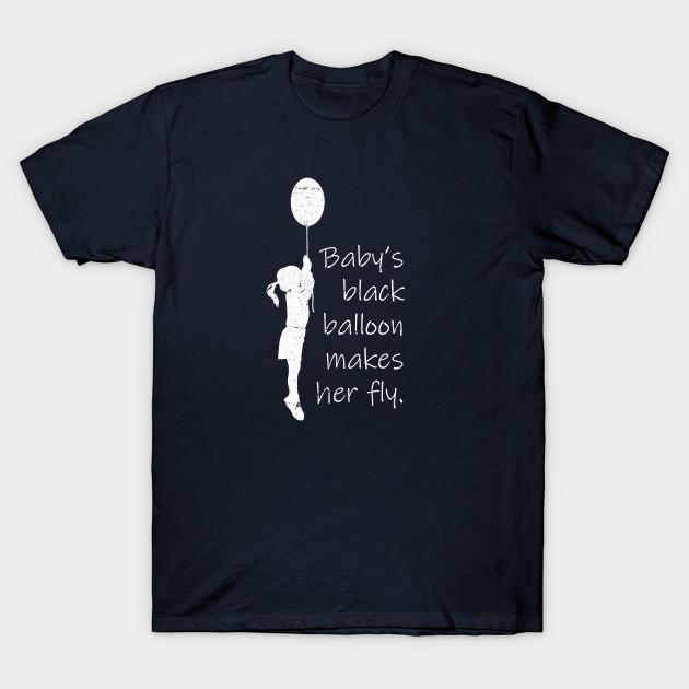 

Men Black Print T-shirt Goo Goo Dolls - Black Balloon No-Cut Transfer Paper Print Cotton Tshirt 2XL