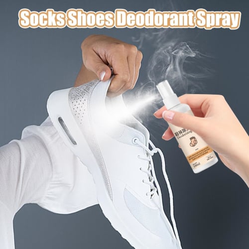 Foot Spray for Eliminating Foot Odors and Shoe Odors | Natural Multi-Purpose Shoe Spray with Ionic Silver, 100ml, Shoe Freshener for All Types of Foot