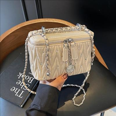 Taška Dámská Box Bag Všestranná Messenger Taška Taška přes rameno