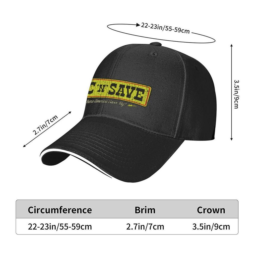 Pic N Save 1950 Baseball Cap Hat Luxury Brand Christmas Hat Anime Hat Man Luxury Baseball Men Womens