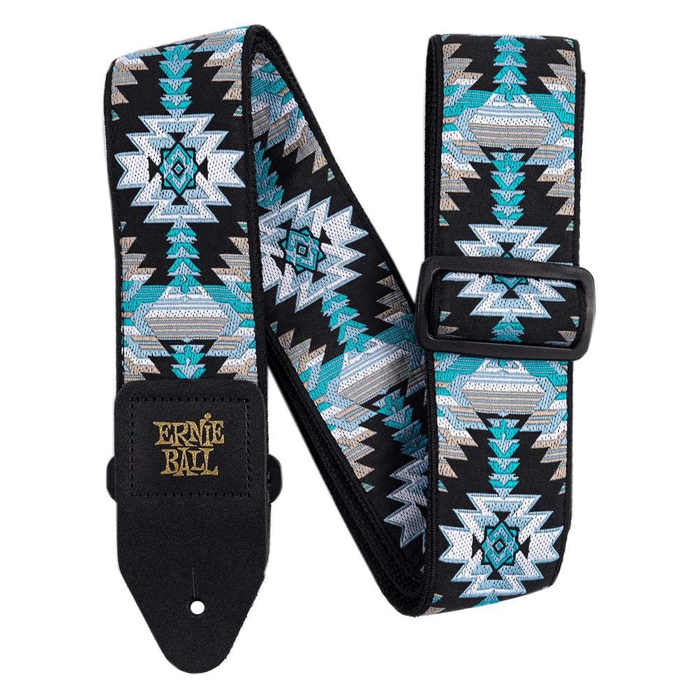ERNIE BALL (Ernie Ball) Guitar/Bass Strap 4609 Albuquerque Blue Jacquard Strap
