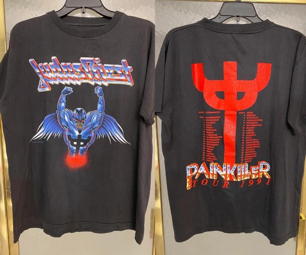 Vintage 1991 Judas Priest Painkiller Tour 1991 Tshirt S