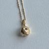 [silver925] Silent glow necklace (Crystal)