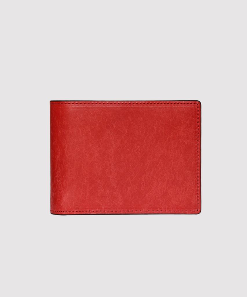 Matt [Classic] Pueblo Leather Bill Money Clip Wallet Red