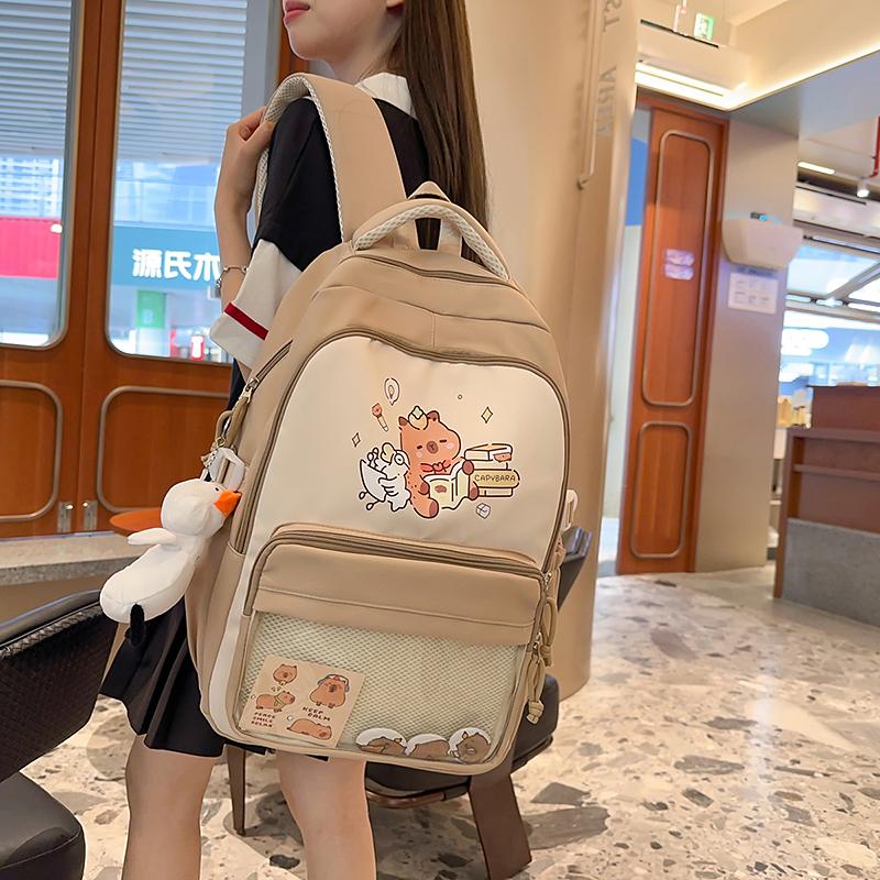 Students Third To Sixth Grade Schoolbag Cartoon Backpack Women's Backpack