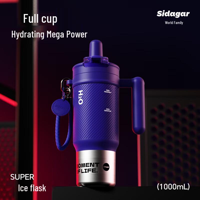 Shidajia Large Capacity Insulated Straw Tumbler