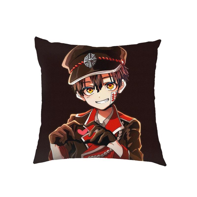 Toilet Bound Hanako Kun Druck Kissenbezug Houkago Shounen Hanako-kun Kissenbezug Sofa Heimdekor Cartoon Zierkissenbezüge
