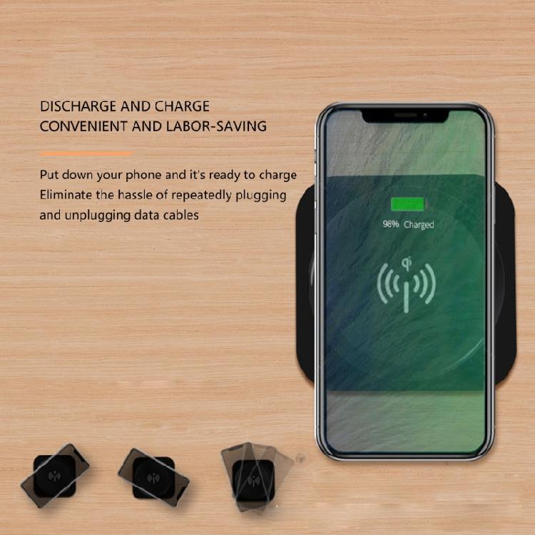 Universal Cellphone Charging Station 10W Wireless Charging Pad Invisible Desk Embedded Charger for 15 14 13